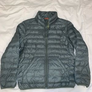 Boys Military Green Uniqlo Jacket